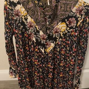 Free People Smock Top